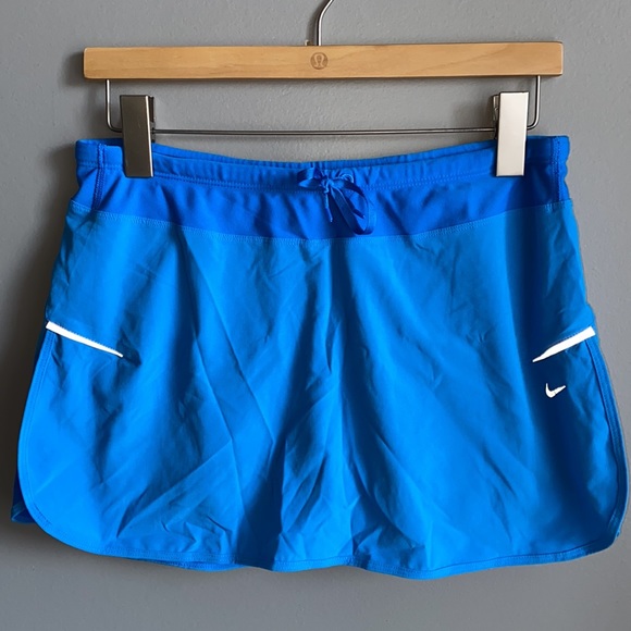 Nike Dresses & Skirts - Nike Golf Tennis Skirt Blue EUC Medium